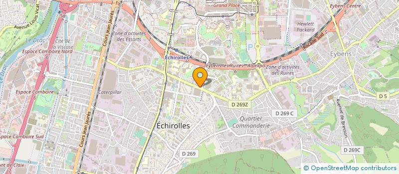 localisation de l'entreprise BRING'SHOP  ECHIROLLES