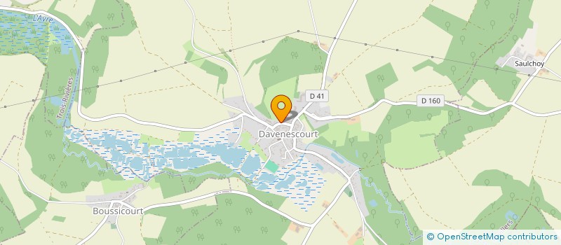 localisation de l'entreprise BRINGOUX  DAVENESCOURT