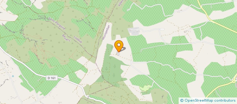 localisation de l'entreprise BRINGUIER ET COMPAGNIE  VILLEVEYRAC