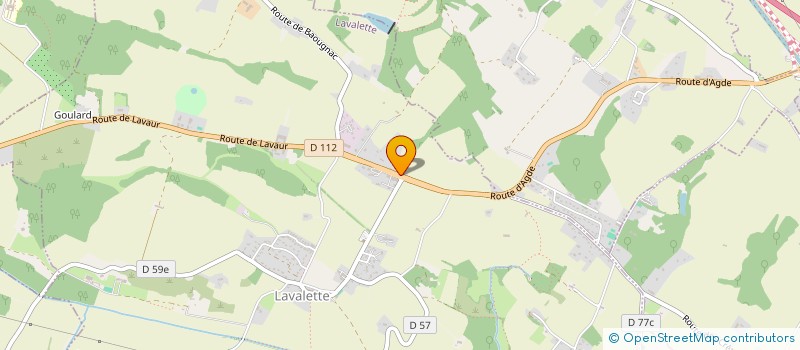 localisation de l'entreprise BRINGUIER INVESTISSEMENT  LAVALETTE