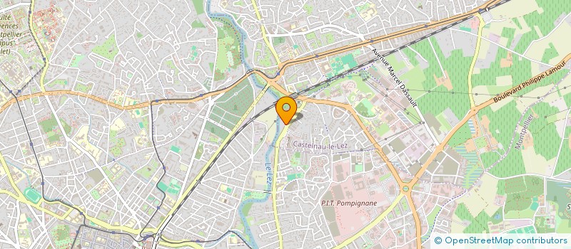 localisation de l'entreprise BRINGUIER INVESTISSEMENT ORGANISATION PATRIMONIALE à CASTELNAU-LE-LEZ