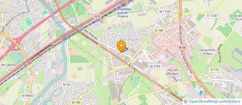 localisation de l'entreprise BRINGUIER, MAURY ET ASSOCIES à LATTES
