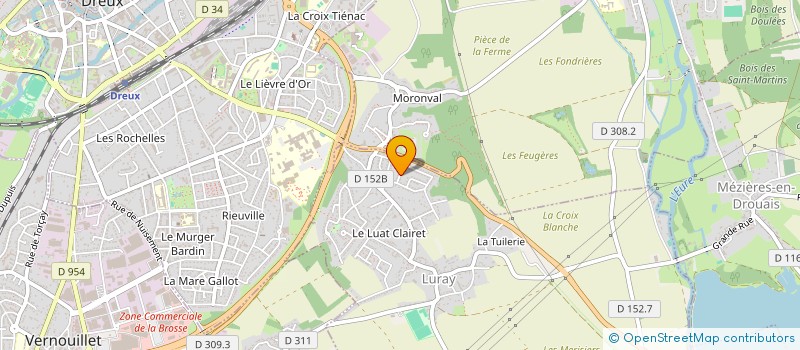 localisation de l'entreprise BRINI IMMOBILIER à LURAY