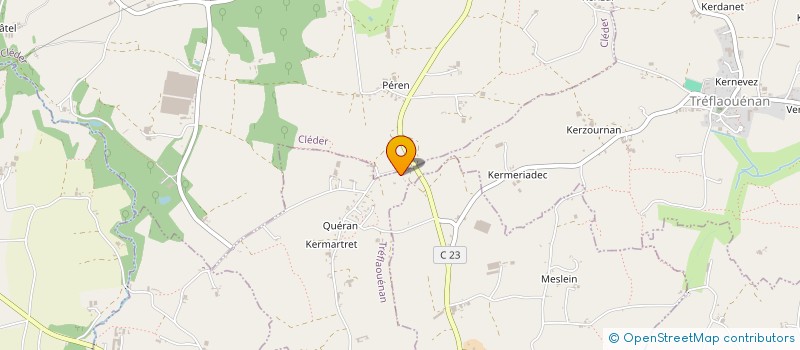 localisation de l'entreprise BRINIC  TREFLAOUENAN