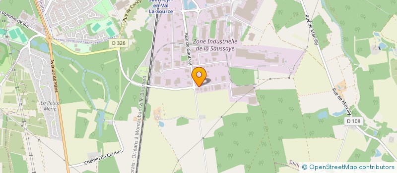 localisation de l'entreprise BRINKMAN FRANCE  SAINT-CYR-EN-VAL