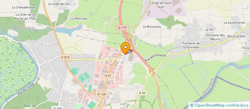 localisation de l'entreprise BRINODER à REDON