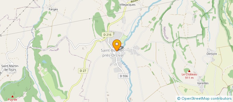 localisation de l'entreprise BRINOISE  ORCIVAL