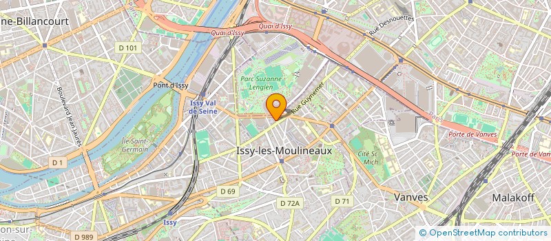 localisation de l'entreprise BRINON à ISSY-LES-MOULINEAUX