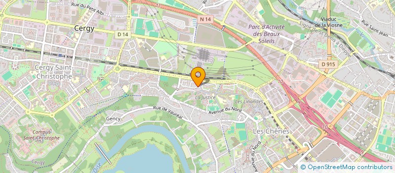 localisation de l'entreprise BRINS IMMOBILIER  CERGY