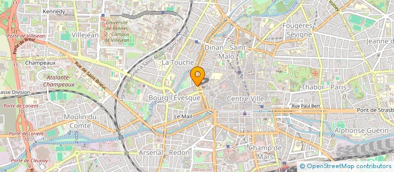 localisation de l'entreprise BRINVEST  RENNES