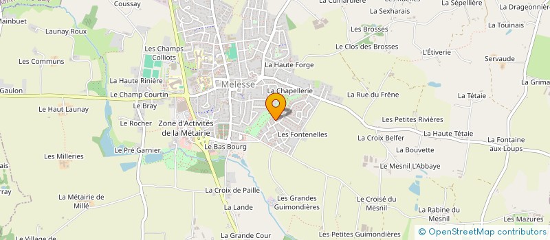 localisation de l'entreprise BRIO  MELESSE