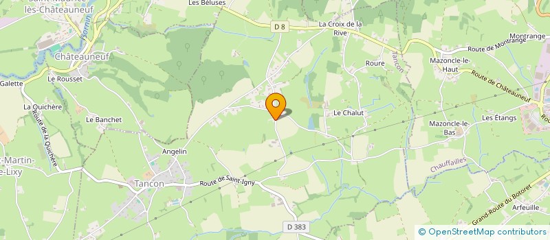 localisation de l'entreprise BRIO'CH  TANCON