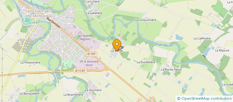 localisation de l'entreprise BRIO'GEL à MONTAIGU-VENDEE