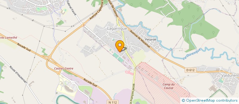 localisation de l'entreprise BRIO'SPORT  LAGARRIGUE