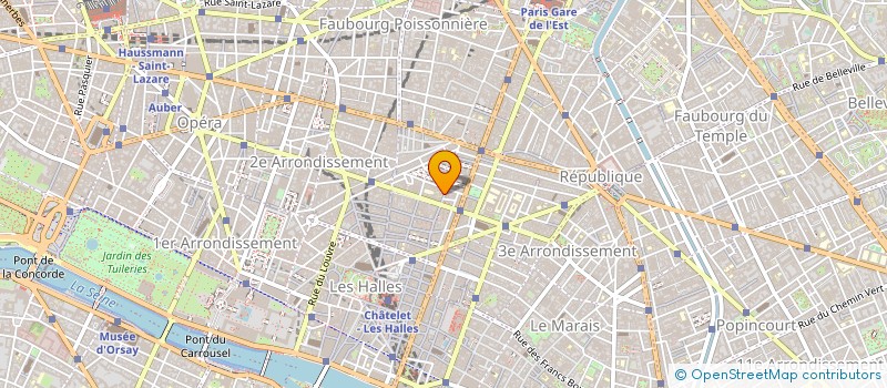 localisation de l'entreprise BRIOCHE à PARIS