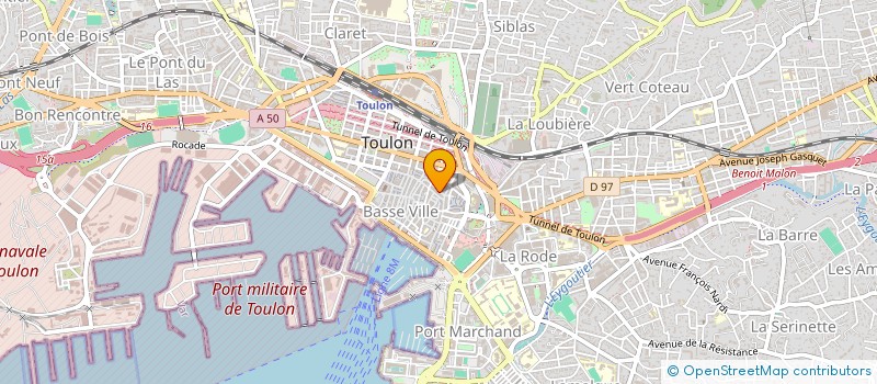 localisation de l'entreprise BRIOCHE AZUR  TOULON