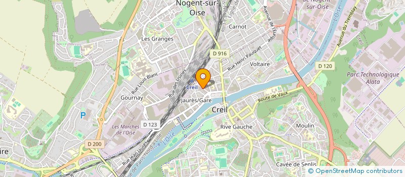 localisation de l'entreprise BRIOCHE CHAUDE MOBILE à CREIL