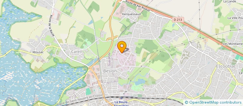 localisation de l'entreprise BRIOCHE DE L'ATLANTIQUE à LA BAULE-ESCOUBLAC