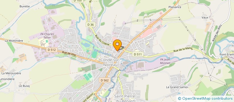 localisation de l'entreprise BRIOCHE ET BOISSELIER à CONDE-EN-NORMANDIE