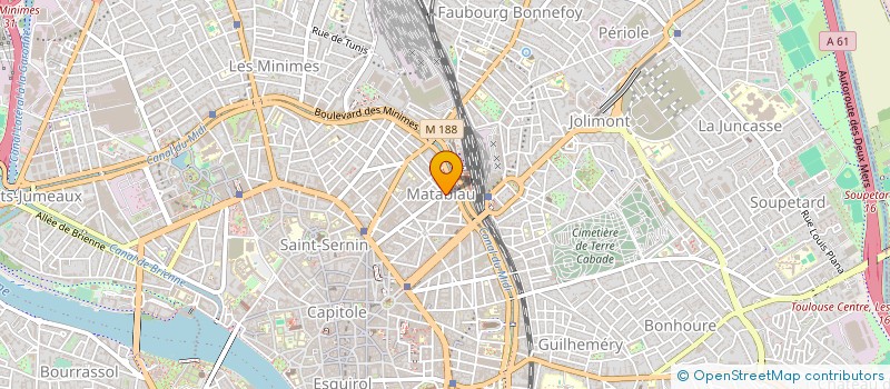 localisation de l'entreprise BRIOCHERIE DES 3J à TOULOUSE