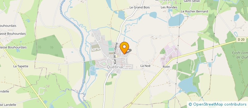 localisation de l'entreprise BRIOCHINE IMPORTATION AUTOMOBILE  QUEBRIAC