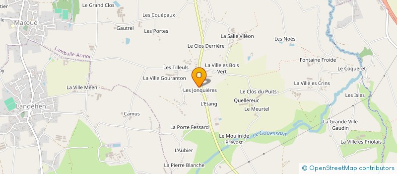 localisation de l'entreprise BRIOIT MI  LAMBALLE-ARMOR