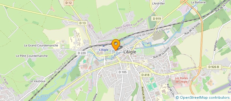 localisation de l'entreprise BRIOLET PERU à L'AIGLE