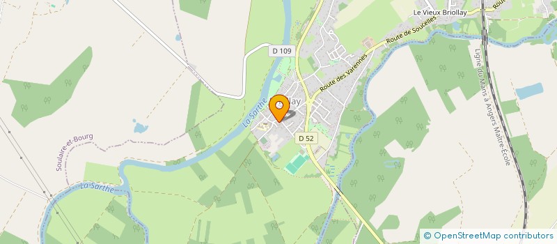 localisation de l'entreprise BRIOLLAY PATRIMOINE  BRIOLLAY