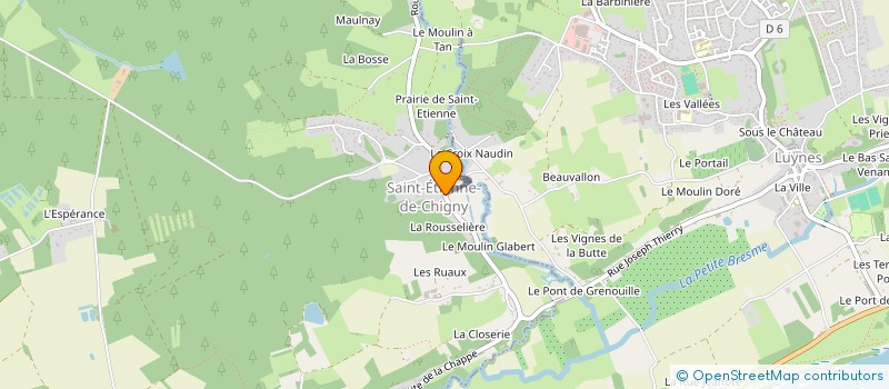 localisation de l'entreprise BRION  SAINT-ETIENNE-DE-CHIGNY