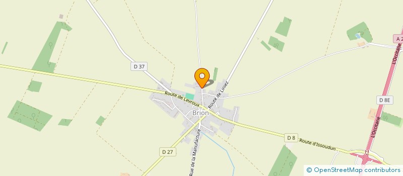 localisation de l'entreprise BRION AGROENERGIES à BRION