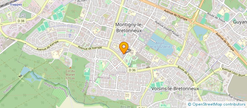 localisation de l'entreprise BRIONE  MONTIGNY-LE-BRETONNEUX