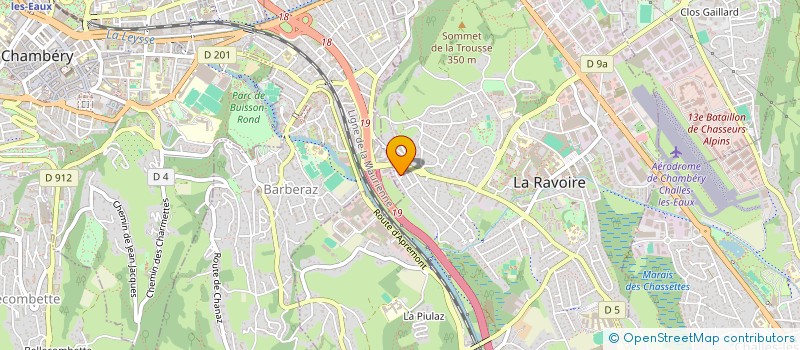 localisation de l'entreprise BRIONEGOCE à LA RAVOIRE
