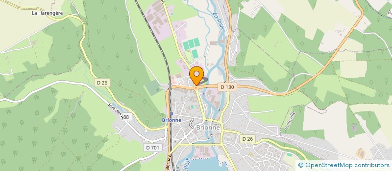 localisation de l'entreprise BRIONNE PEINTURE à BRIONNE