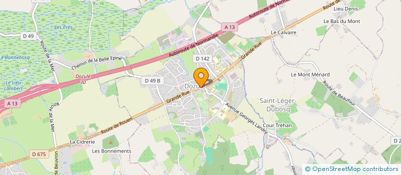 localisation de l'entreprise BRIONNE VADET à DOZULE