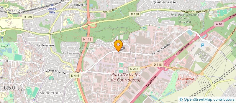 localisation de l'entreprise BRIONT  LES ULIS