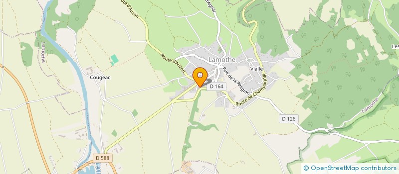 localisation de l'entreprise BRIOUDE AMBULANCES  LAMOTHE