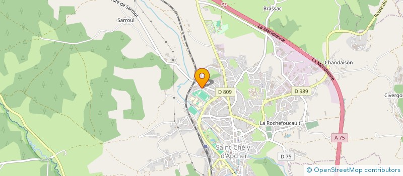 localisation de l'entreprise BRIOUDE COMMERCE  SAINT-CHELY-D'APCHER