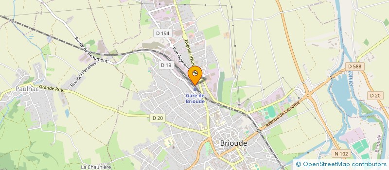 localisation de l'entreprise BRIOUDE MOTOCULTURE à BRIOUDE
