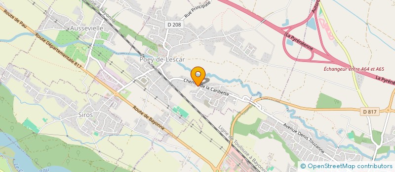 localisation de l'entreprise BRIPER  POEY-DE-LESCAR