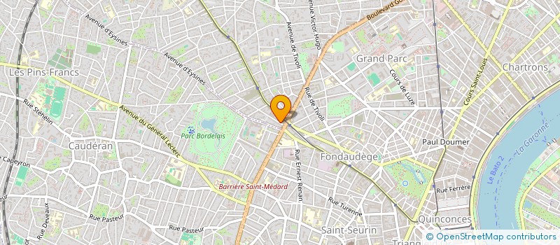 localisation de l'entreprise BRIPHI 2  LE BOUSCAT