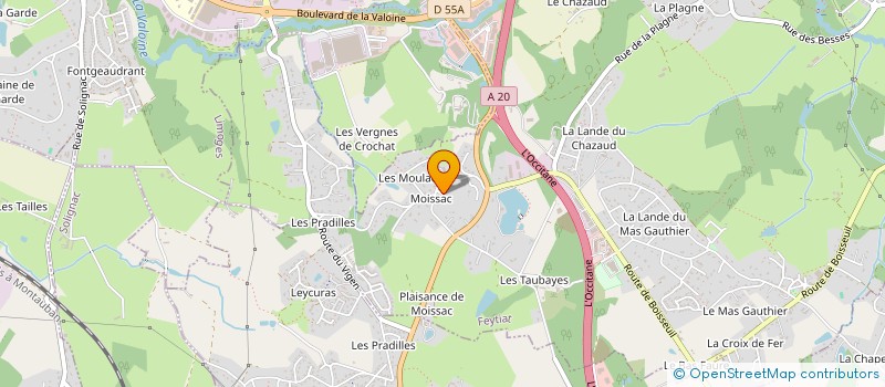 localisation de l'entreprise BRIPHIL à FEYTIAT