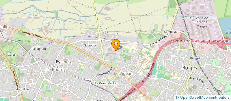 localisation de l'entreprise BRIPHIL  EYSINES