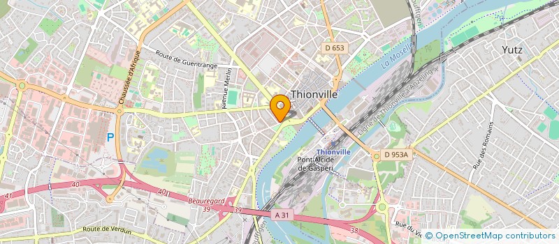 localisation de l'entreprise BRIQ SAS  THIONVILLE