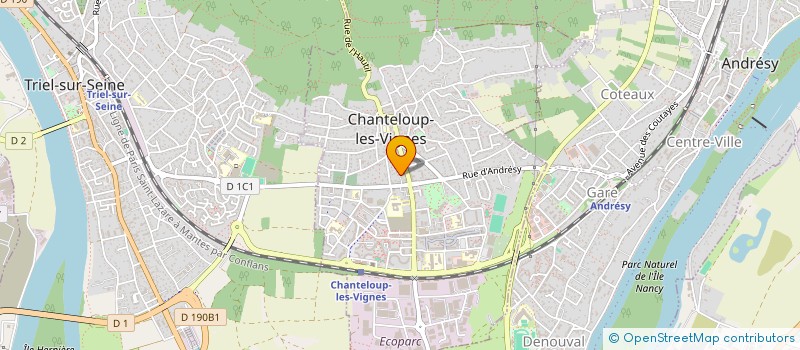 localisation de l'entreprise BRIQUE DE PAREMENT MACONNEE à CHANTELOUP-LES-VIGNES