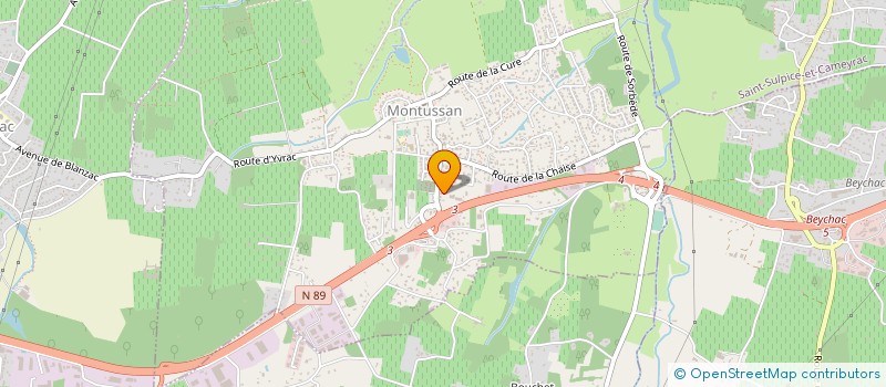 localisation de l'entreprise BRIQUE ET BETON CONSTRUCTION  MONTUSSAN