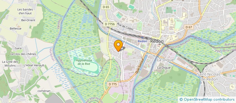 localisation de l'entreprise BRIQUE INGENIERIE  REDON