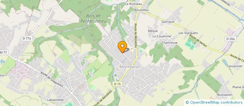 localisation de l'entreprise BRIQUE LAB  MONTBERON