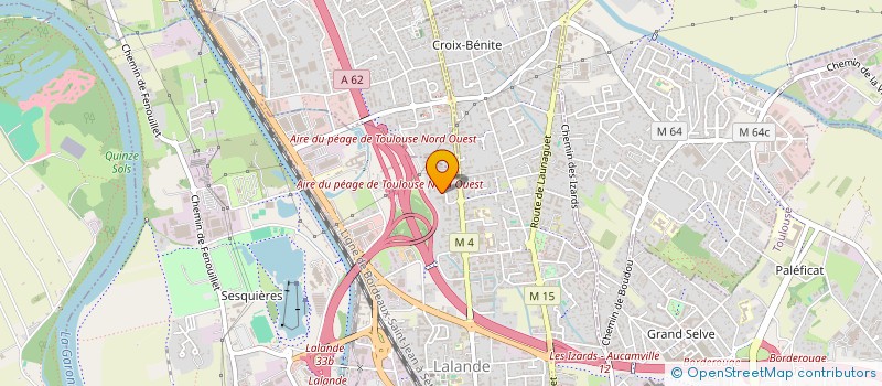 localisation de l'entreprise BRIQUES ROSES INVEST  TOULOUSE