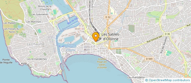 localisation de l'entreprise BRIQUET à LES SABLES D'OLONNE