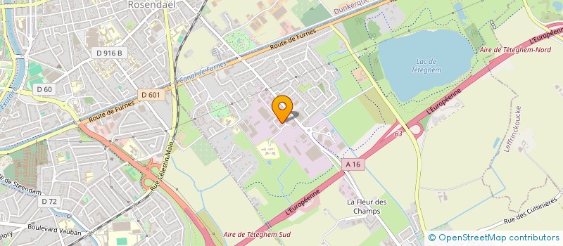 localisation de l'entreprise BRIQUETERIE  TETEGHEM-COUDEKERQUE-VILLAGE